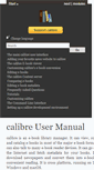 Mobile Screenshot of manual.calibre-ebook.com