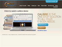 Tablet Screenshot of calibre-ebook.com